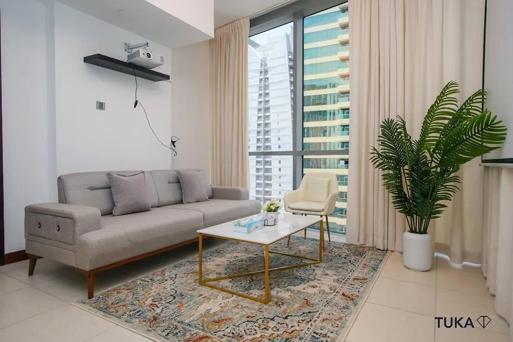 Apartment Skyline & Lake Views - Home Cinema - 1-Bhk - Prime Location Dubai