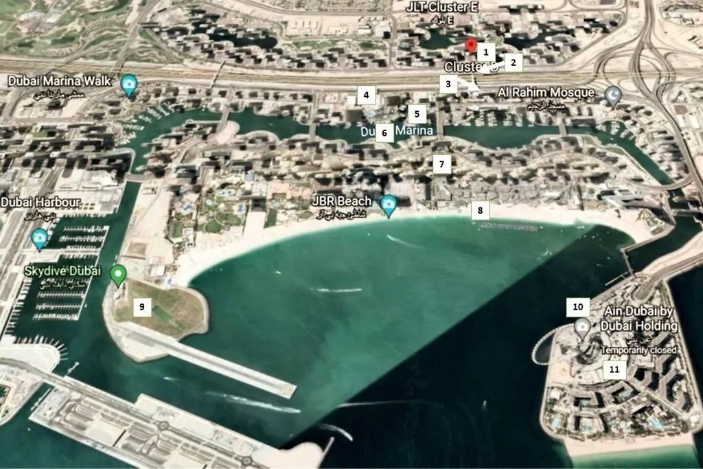 Skyline & Lake Views - Home Cinema - 1-Bhk - Prime Location Dubai Apartment